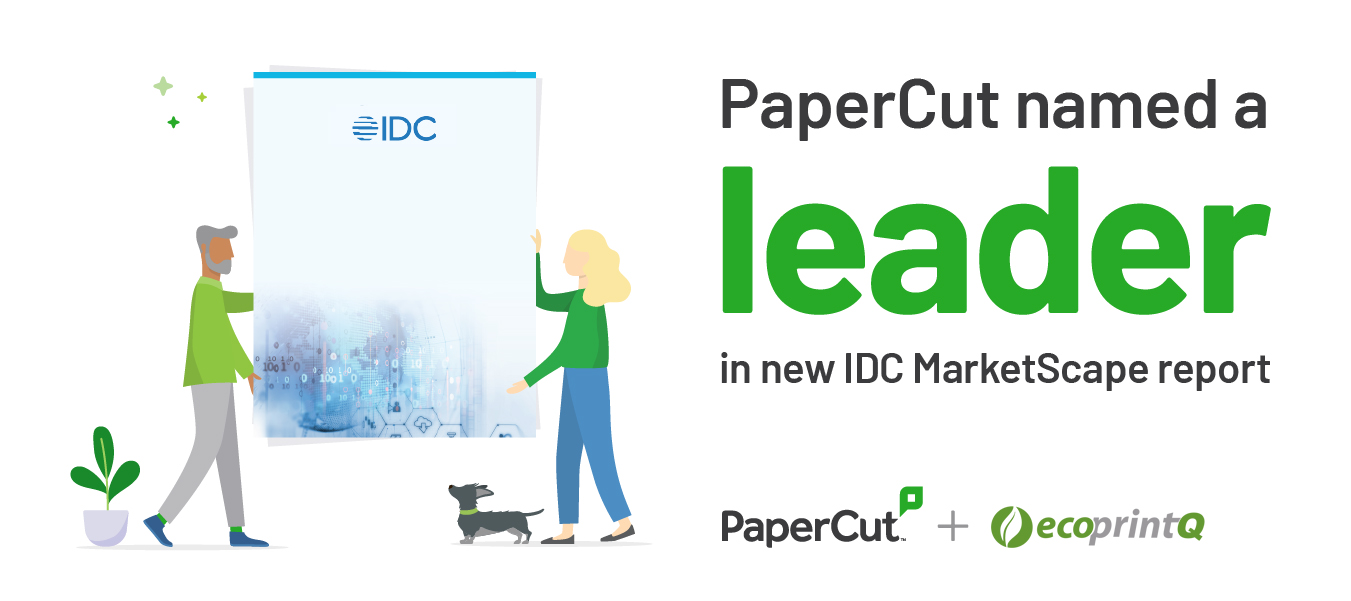 ecoprintQ PaperCut IDC report