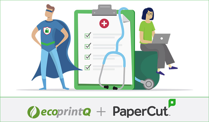 ecoprintQ PaperCut -healthcare-patient-security