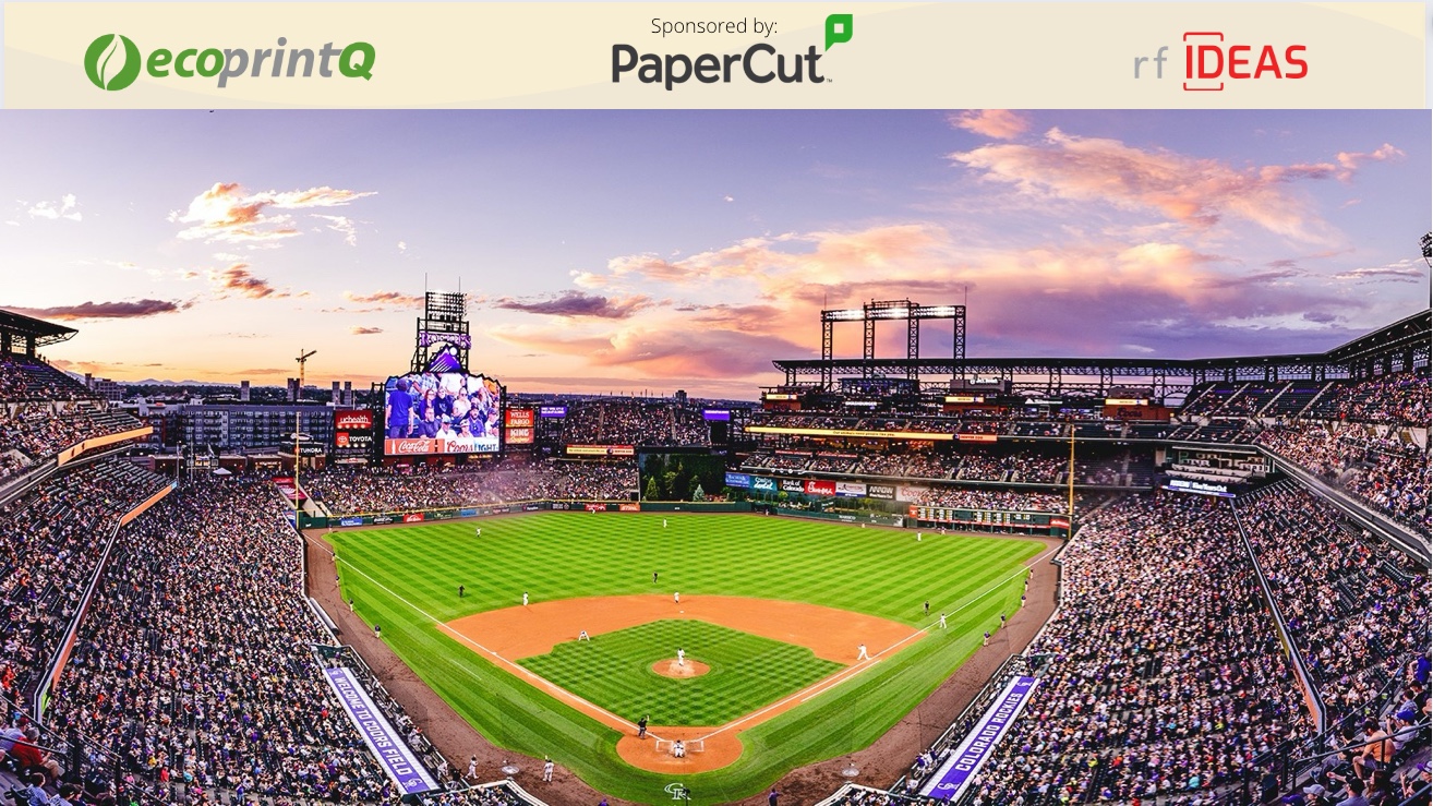 EcoprintQ is at the Coors Field Ballpark in Denver, Colorado for our in-person healthcare training event