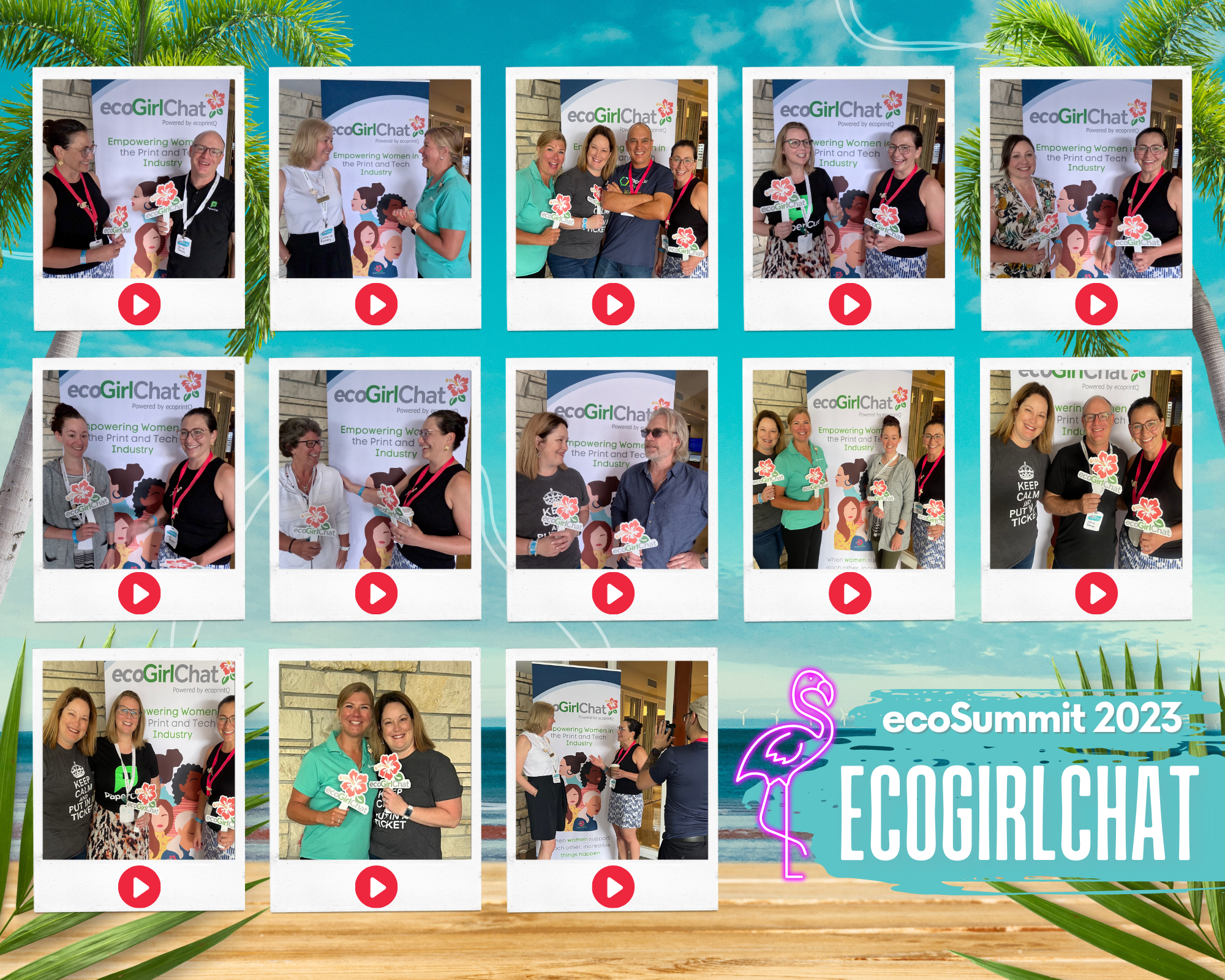 Empowering Women in the Print Management Industry: Insights from the ecoGirlChat Interview at ecoSummit 2023 in Beautiful Sarasota, Florida.