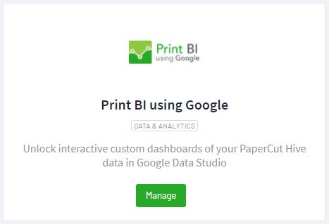 Print BI using Google by ecoprintQ
